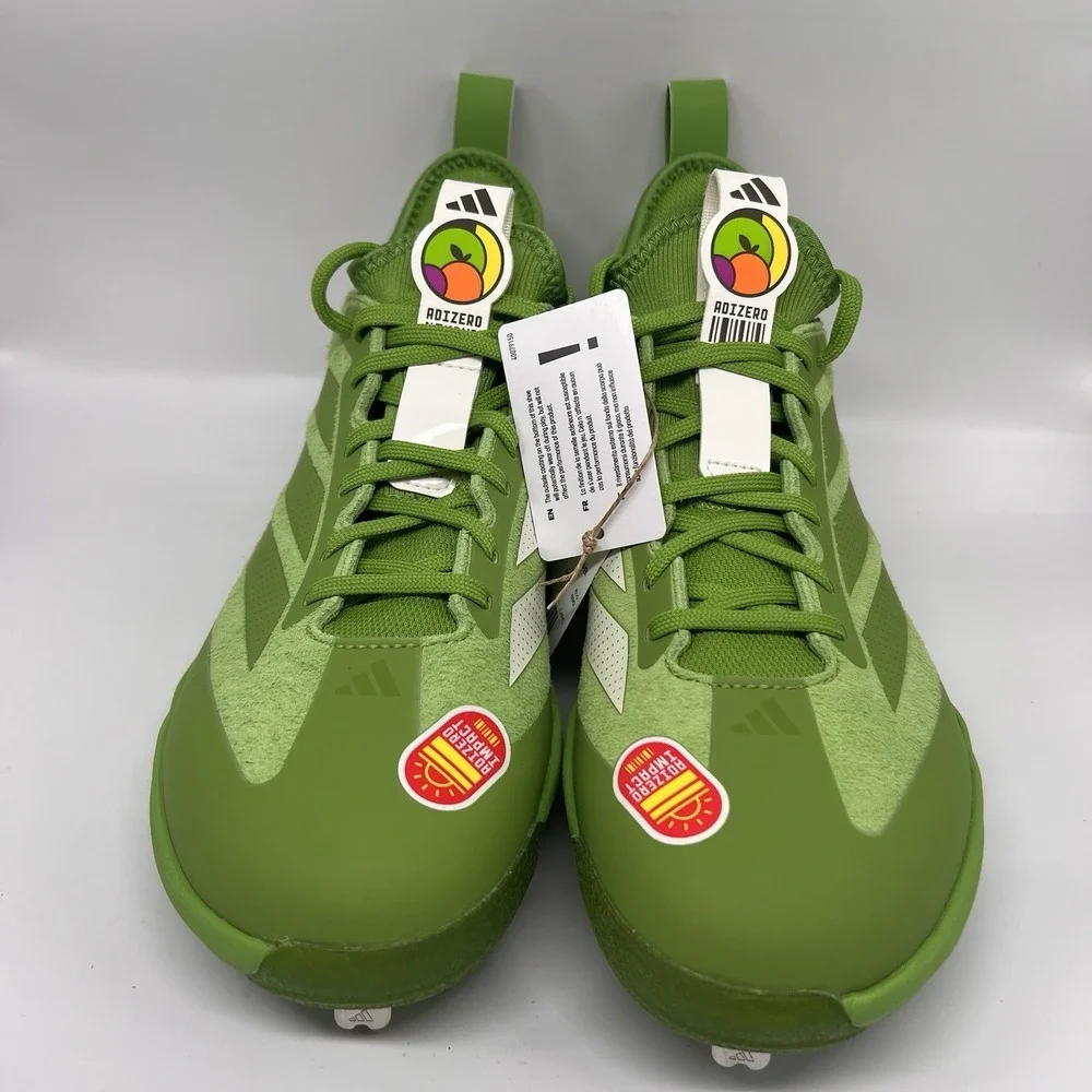 Adidas Adizero Impact Metal Cleats BSB SOMOS Baseball Rave Green JS2978 Mens 9